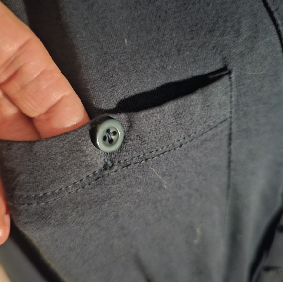 Torrid Dark Green soft zip front dress. - Picture 4 of 10